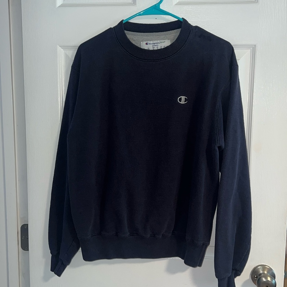 Navy blue champion sweater